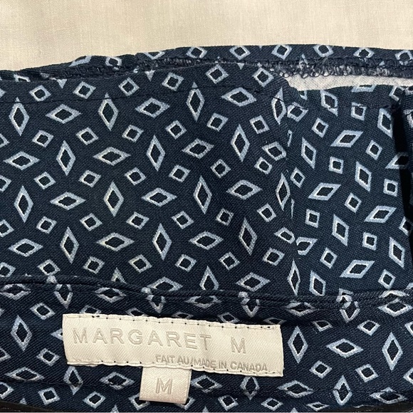 Women’s Margaret M Navy and White Skirt Size Medium - Picture 7 of 7